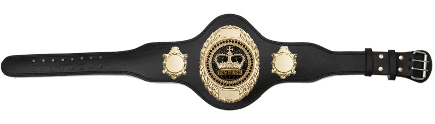 CHAMPIONSHIP BELT - PLT286/G/BLKGEM - AVAILABLE IN 4 COLOURS
